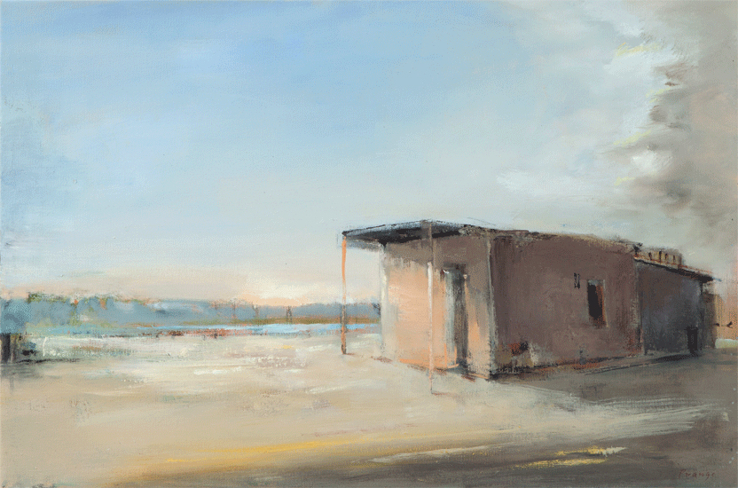 Wüstenrand I, 2014, Öl auf Leinwand, 40 x 60 cm