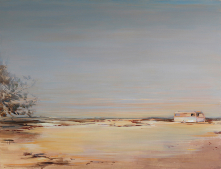 Düne, 2019, Öl auf Leinwand, 100 x 130 cm