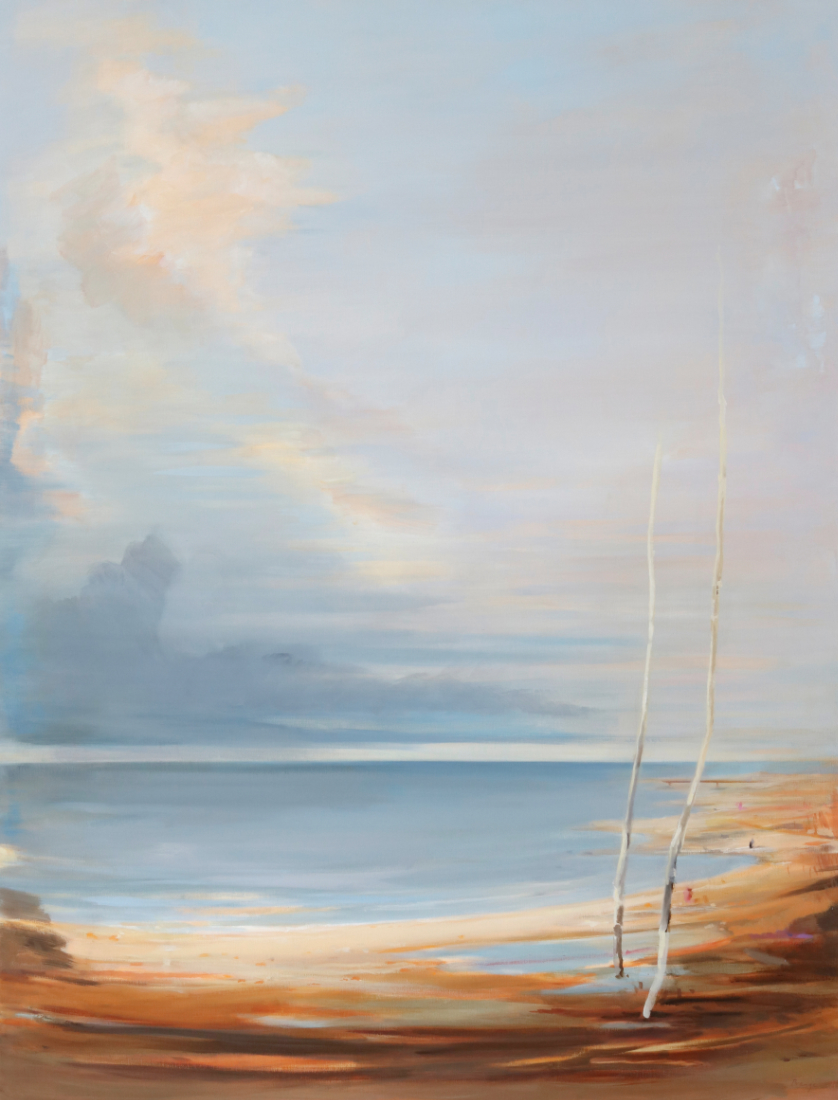 Untiefe, 2021, Öl auf Leinwand, 170 x 140 cm