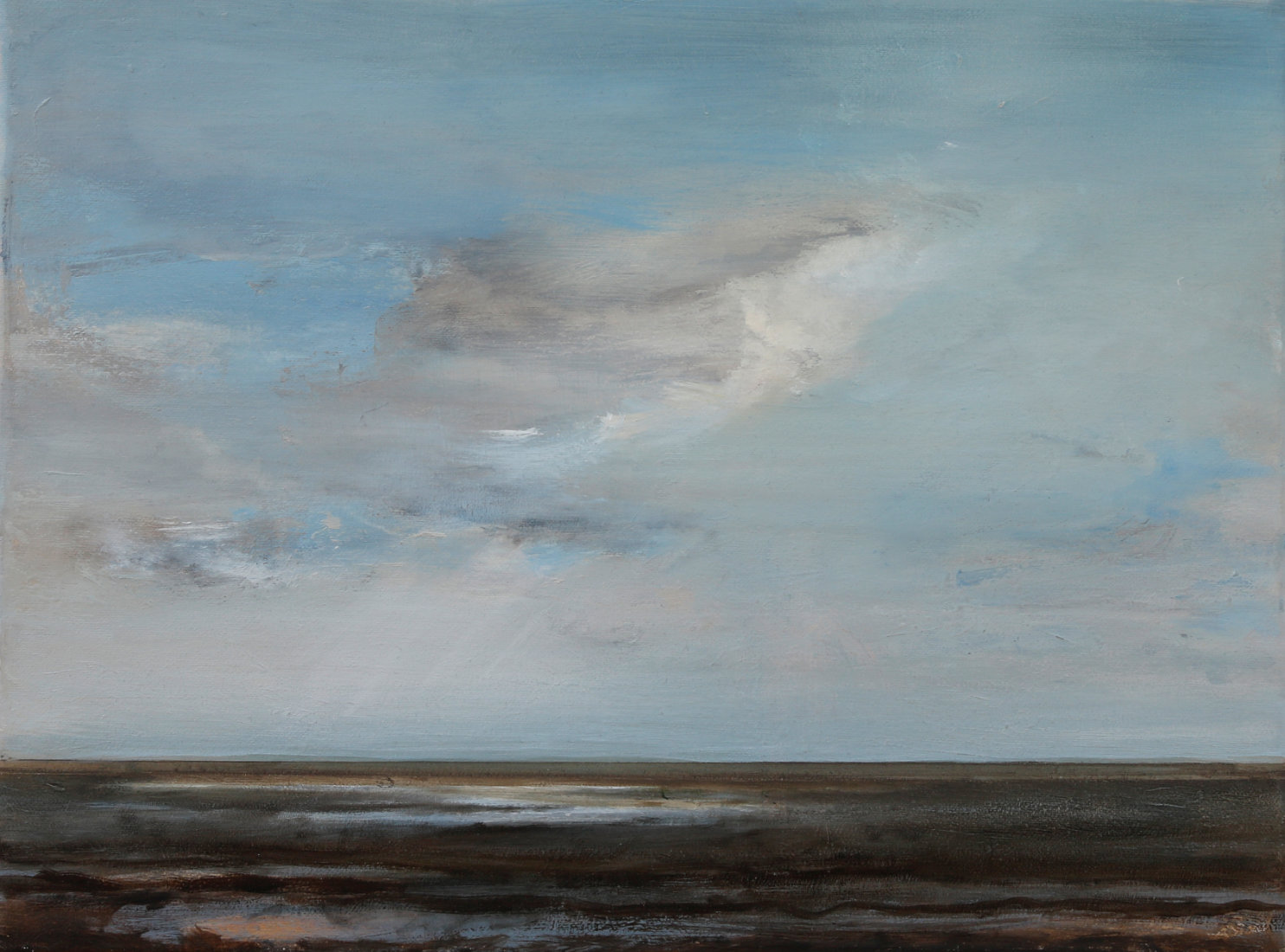 Wolke, 2020, Öl auf Leinwand, 30 x 40 cm