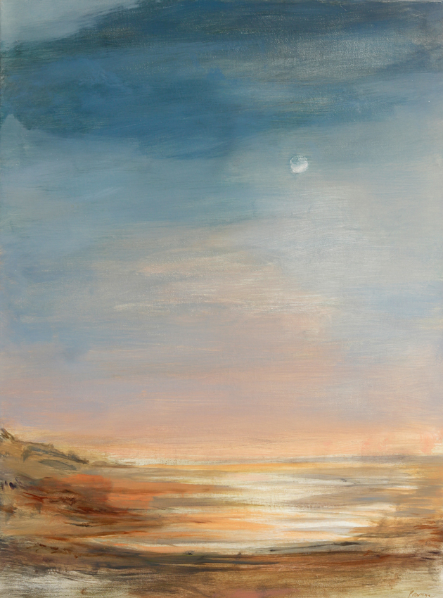 Mond, 2022, Öl auf Leinwand, 80 x 60 cm

